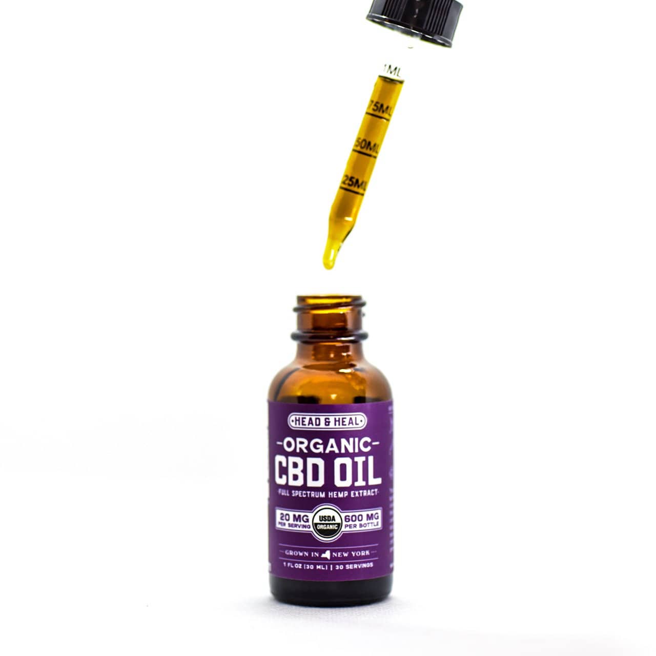 600 mg CBD Oil Full Spectrum, No GMO