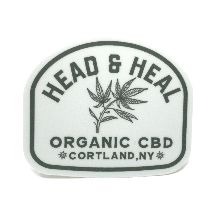 Head & Heal - Hemp Leaf Sticker - Head & Heal