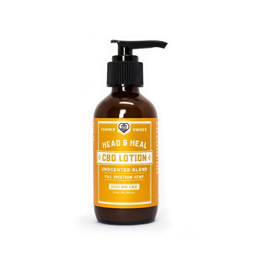 Unscented CBD Lotion - Head & Heal