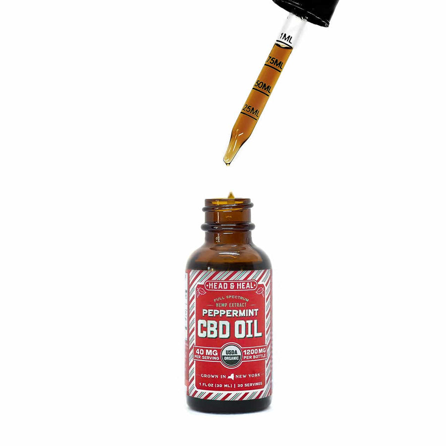1200mg Peppermint CBD Oil - Head & Heal