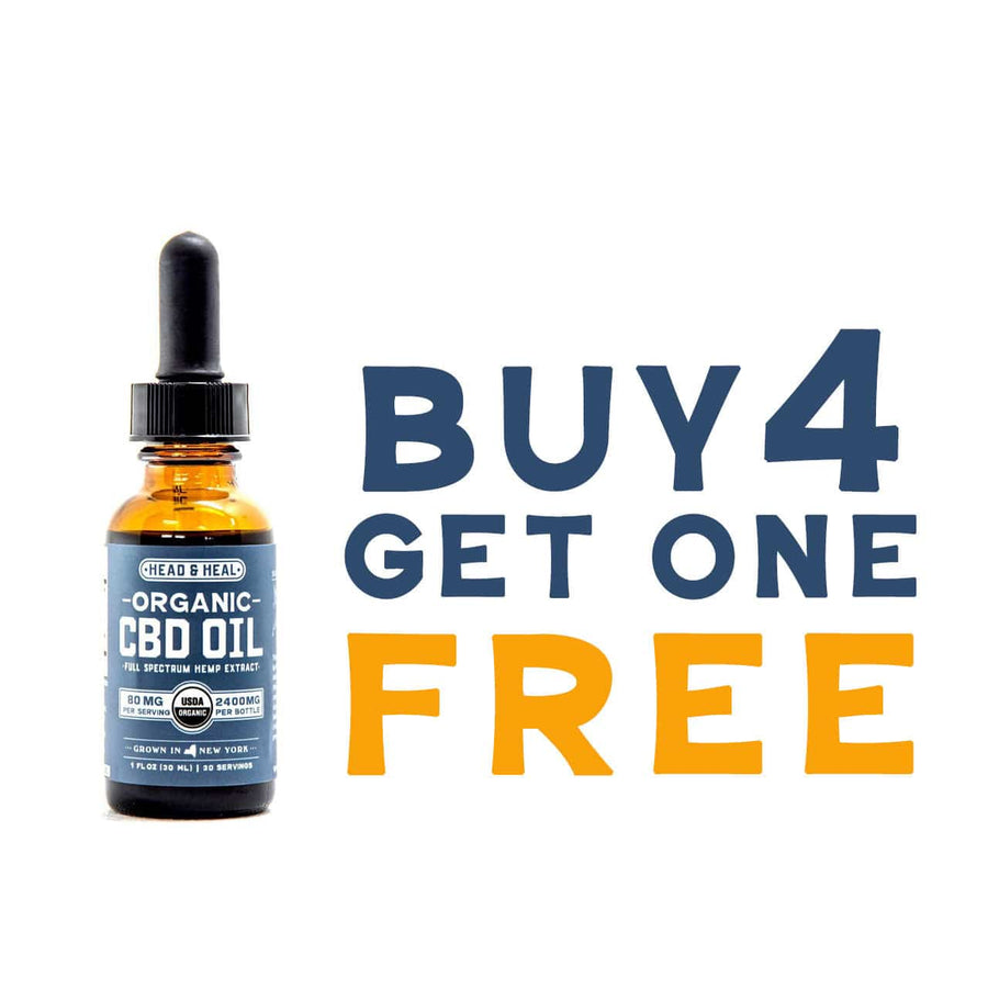 2400mg - CBD Oil / Buy 4 Get 1 Free - Head & Heal