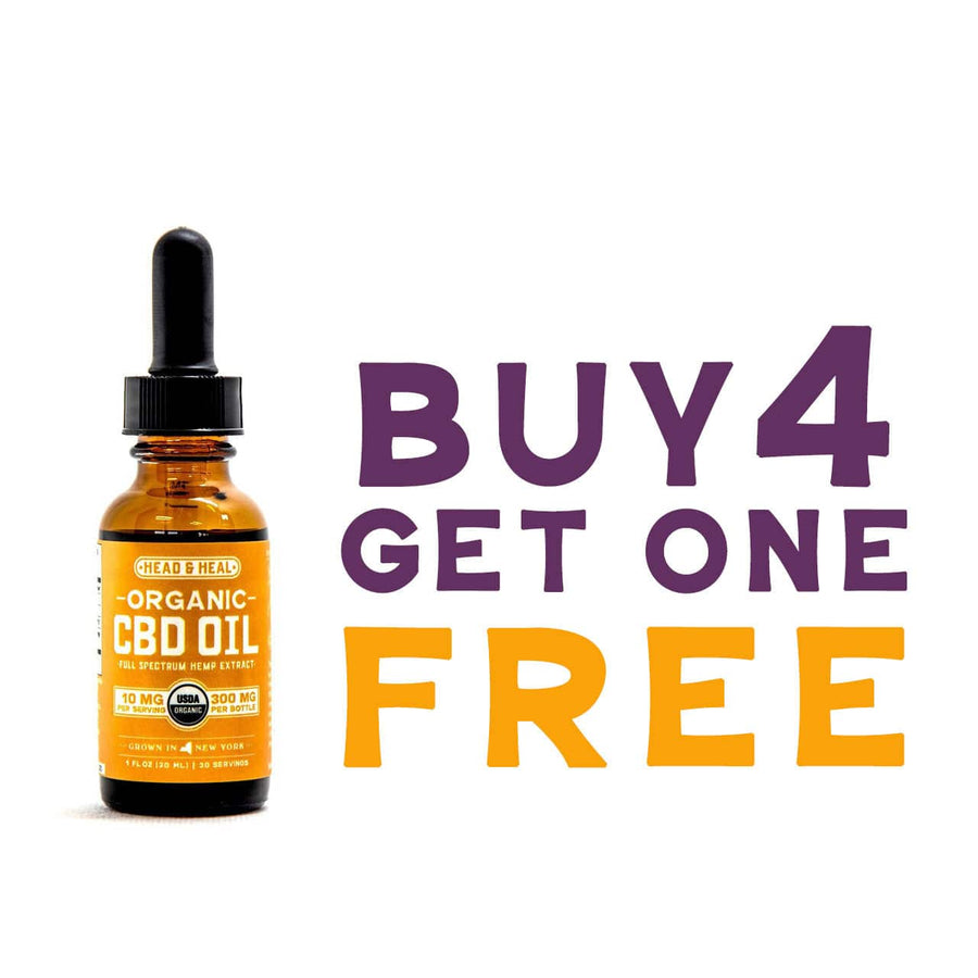 300mg - CBD Oil / Buy 4 Get 1 Free - Head & Heal