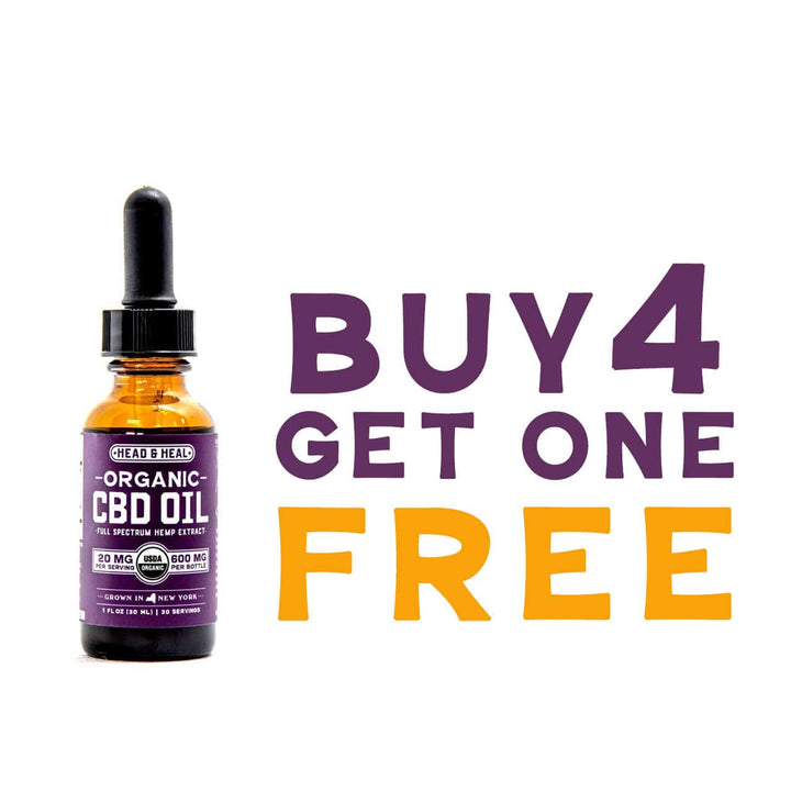 600mg - CBD Oil / Buy 4 Get 1 Free - Head & Heal