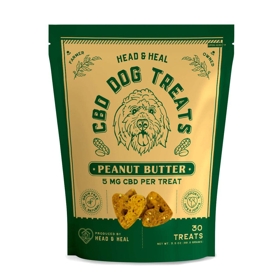 CBD Dog Treats - Peanut Butter - Head & Heal