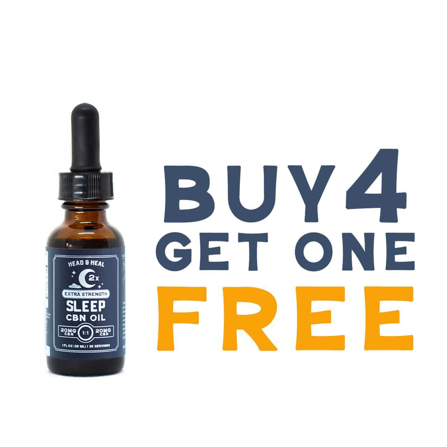 Extra Strength Sleep - CBN Oil / Buy 4 Get 1 Free Head & Heal Extra Strength Sleep - CBN Oil / Buy 4 Get 1 Free Head & Heal