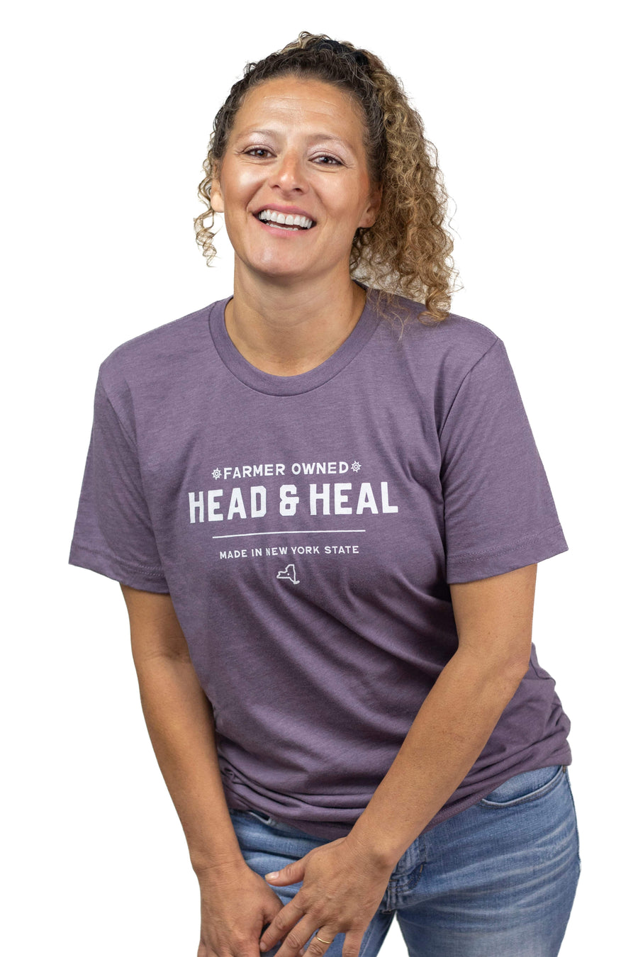 Head & Heal TShirt – Heather Purple - Head & Heal